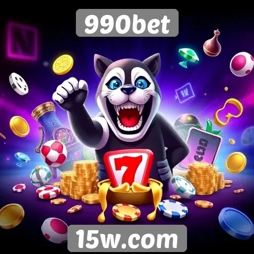 Variedade de jogos disponíveis na plataforma 990bet